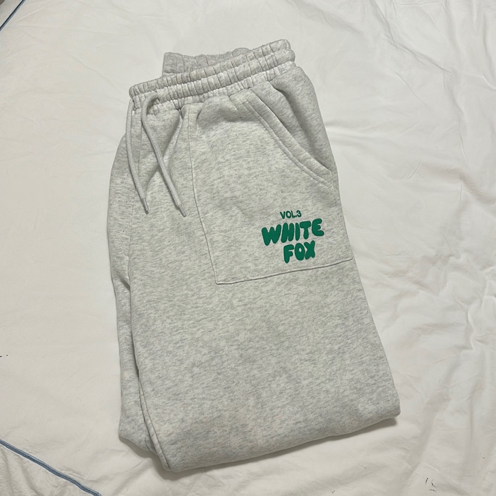 White Fox Sweatpants